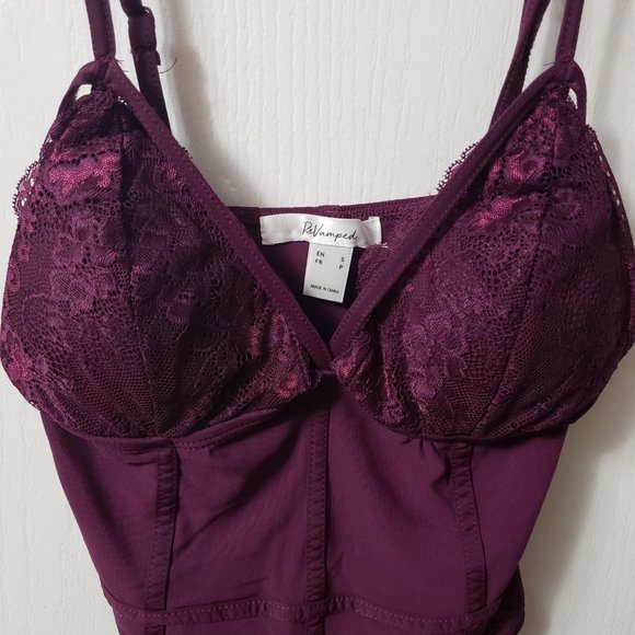 Lace Mesh Strappy Bodysuit - Revamped (Urban Planet) - Picture 2 of 5